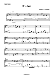 Sheet music, chords Herbert Grönemeyer -  Urverlust