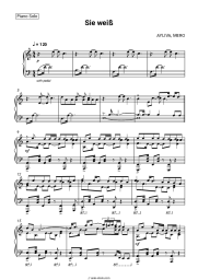 Sheet music, chords AYLIVA, MERO - Sie weiß