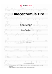 undefined Ana Mena - Duecentomila Ore
