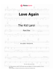 Sheet music, chords The Kid Laroi - Love Again
