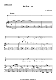 Sheet music, chords Amanda Lear - Follow Me