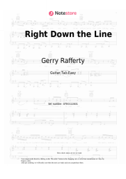 undefined Gerry Rafferty - Right Down the Line