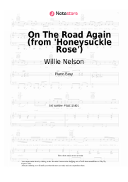 Sheet music, chords Willie Nelson - On The Road Again (from 'Honeysuckle Rose')