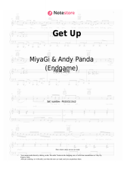Sheet music, chords MiyaGi & Andy Panda (Endgame) - Get Up