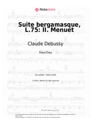 undefined Claude Debussy - Suite bergamasque, L.75: II. Menuet