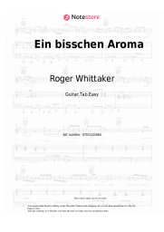 Sheet music, chords Roger Whittaker, Stereoact - Ein bisschen Aroma