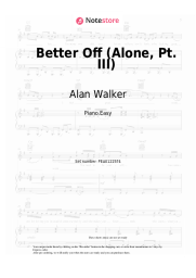 undefined Alan Walker, Dash Berlin, Vikkstar123 - Better Off (Alone, Pt. III) 