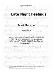 undefined Mark Ronson, Lykke Li - Late Night Feelings