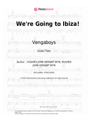 Sheet music, chords Vengaboys - We're Going to Ibiza!