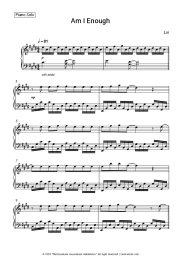 Sheet music, chords Loi - Am I Enough