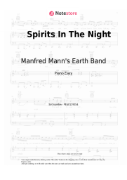 Sheet music, chords Manfred Mann's Earth Band - Spirits In The Night