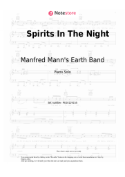Sheet music, chords Manfred Mann's Earth Band - Spirits In The Night