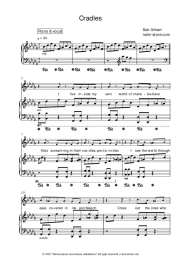 Sheet music, chords Sub Urban - Cradles
