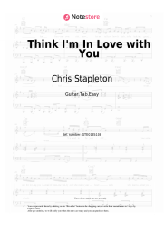 Sheet music, chords Chris Stapleton, Dua Lipa - Think I'm In Love with You