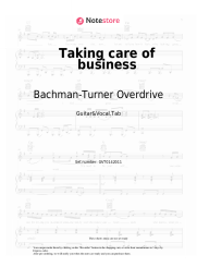 undefined Bachman-Turner Overdrive - Taking care of business