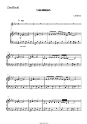 Sheet music, chords Ladaniva - Saraiman