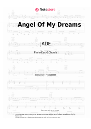 Sheet music, chords JADE -  Angel Of My Dreams