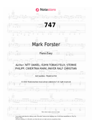 Sheet music, chords Mark Forster - 747
