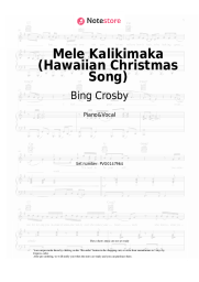 undefined Bing Crosby, The Andrews Sisters - Mele Kalikimaka (Hawaiian Christmas Song)