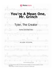 Sheet music, chords Tyler, The Creator - You're A Mean One, Mr. Grinch