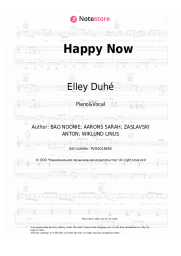 Sheet music, chords Zedd, Elley Duhé - Happy Now