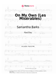 undefined Samantha Barks, Claude-Michel Schonberg - On My Own (Les Misérables)