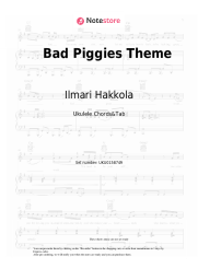 Sheet music, chords Ilmari Hakkola - Bad Piggies Theme