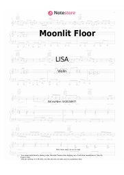 Sheet music, chords LISA - Moonlit Floor 