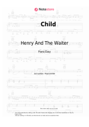 Sheet music, chords Henry And The Waiter - Child