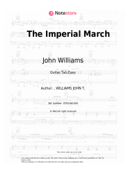 Sheet music, chords John Williams - The Imperial March