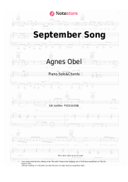 undefined Agnes Obel - September Song 