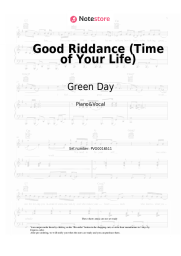 Sheet music, chords Green Day - Good Riddance (Time of Your Life)