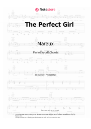 Sheet music, chords Mareux - The Perfect Girl