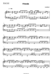 Sheet music, chords KAMRAD - Friends