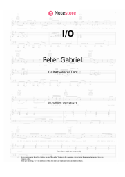 undefined Peter Gabriel - I/O