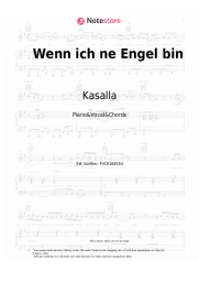 Sheet music, chords Kasalla - Wenn ich ne Engel bin
