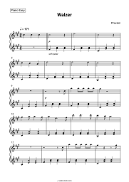 Sheet music, chords Provinz - Walzer