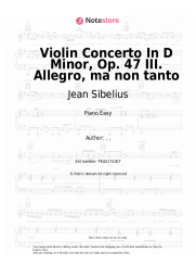 undefined Jean Sibelius - Violin Concerto In D Minor, Op. 47  III. Allegro, ma non tanto