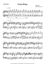 Sheet music, chords Maxwell - Pretty Wings