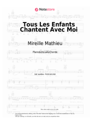 undefined Mireille Mathieu - Tous Les Enfants Chantent Avec Moi