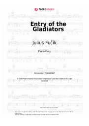 undefined Julius Fučík - Entry of the Gladiators
