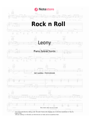 Sheet music, chords Leony, G-Eazy - Rock n Roll