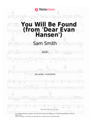 Sheet music, chords Sam Smith, Summer Walker - You Will Be Found (from 'Dear Evan Hansen')