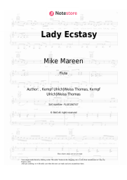 Sheet music, chords Mike Mareen - Lady Ecstasy