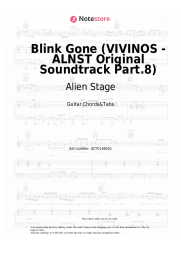 Sheet music, chords Alien Stage - Blink Gone (VIVINOS - ALNST Original Soundtrack Part.8)