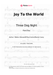 Sheet music, chords Three Dog Night - Joy To the World