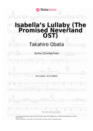 Sheet music, chords Takahiro Obata - Isabella’s Lullaby (The Promised Neverland OST) 