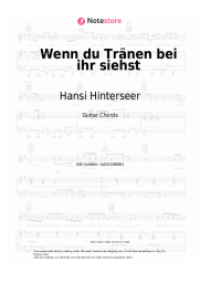 undefined Hansi Hinterseer - Wenn du Tränen bei ihr siehst