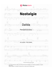 undefined Dalida - Nostalgie