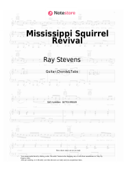 Sheet music, chords Ray Stevens - Mississippi Squirrel Revival